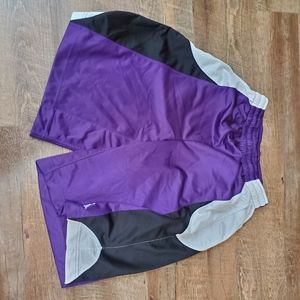 Jordan's Purple Basketball Shorts Large